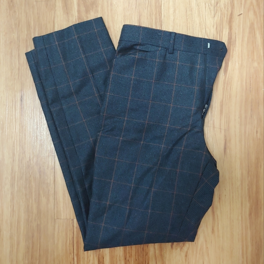 ASOS Wool Plaid Dress Pants 31x30